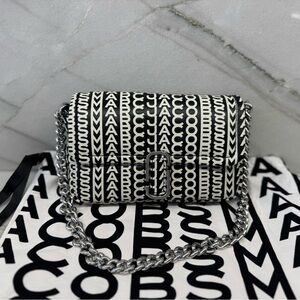 NWT Marc Jacobs Calfskin The Monogram J Marc Shoulder Crossbody Bag